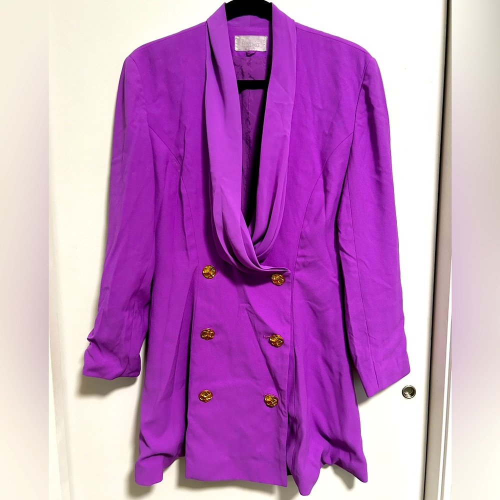 Vintage Blazer Mini Dress